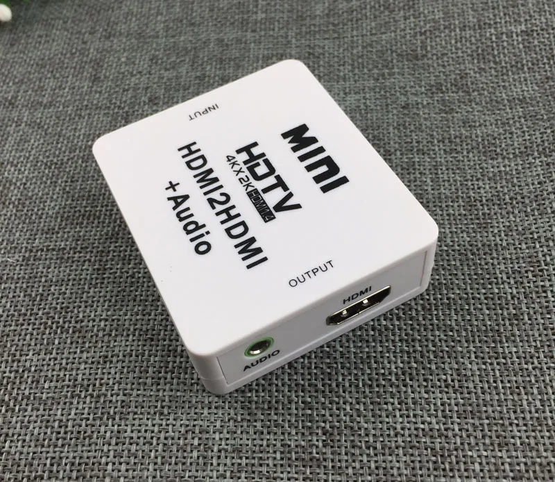 Mini HDMI2HDMI Audio 1080P Decoder Converter HD HDMI to HDMI + Audio Converter Adapter For PC Laptop Computer to HDTV Projector vention hdmi to dvi converter full hd 1080p audio converter adapter with dual audio interface for hdtv projector drop shipping