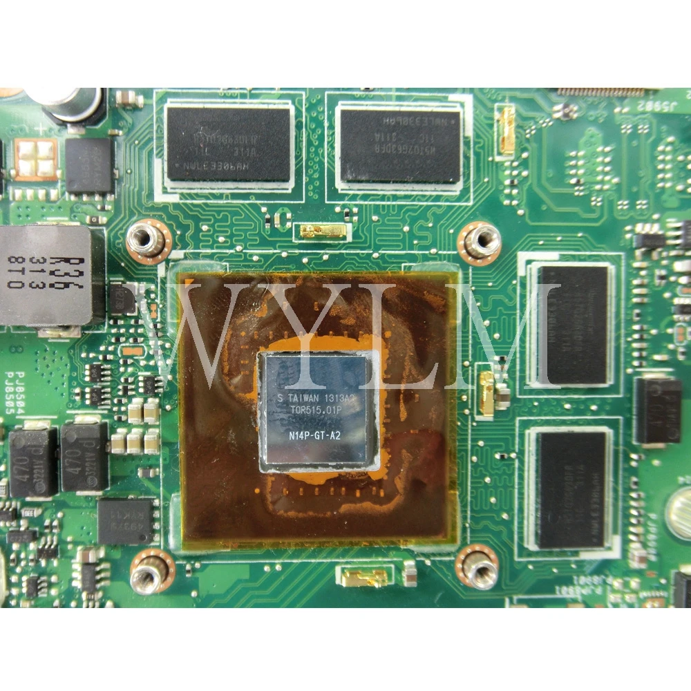  N550JV motherboard GT750M 4GB i7-4700HQ SR15E mainboard REV 2.0 For ASUS Q550JV N550J N550JV Laptop