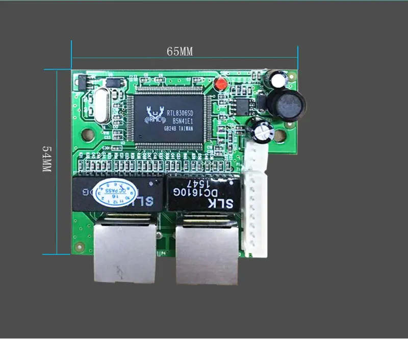 OEM модуль коммутатора PCBAmini 3 порта коммутатора ethernet 10/100 Мбит/с rj45 сетевой коммутатор концентратор pcb платы модуля для системной интеграции