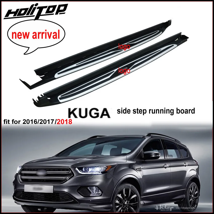 

new arrival side step side bar running board nerf bar for Ford KUGA Escape 2013-2018. ISO9001 quality,reasonable price.