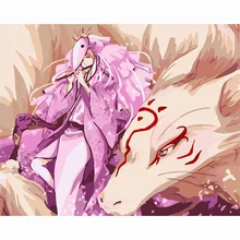 Картина маслом Natsume безрамные изображения пронумерованы краски на холсте картины на стену в стиле модерн для гостиной стены искусства домашнего декора