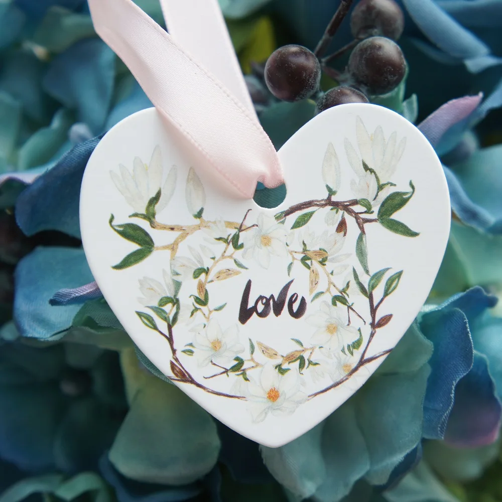 

elegant orchid 95 pcs love heart shape paper labels packaging decoration tags as wedding birthday favor gifts tag label