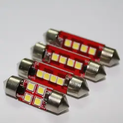 Автомобильная светодиодная лампа для чтения 3030 4smd 41 мм острый головной двойной Точечный светильник на крышу ствол