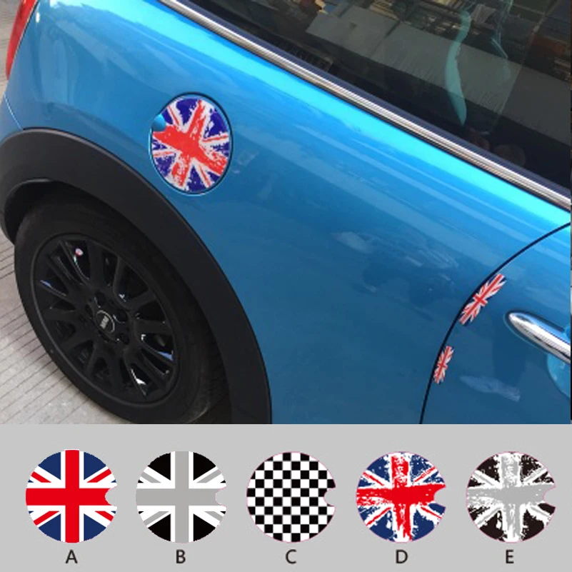 Car Styling 16cm Fuel Tank Cap Oil Decal Sticker For Mini Cooper One ...