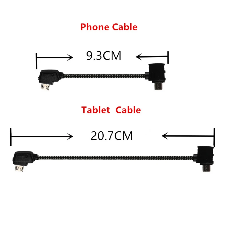 Remote Control Data Cable Connecting Phone Tablet Connector Line Nylon Line For DJI Mavic Pro  AIR Drone Accessories 1 (2)