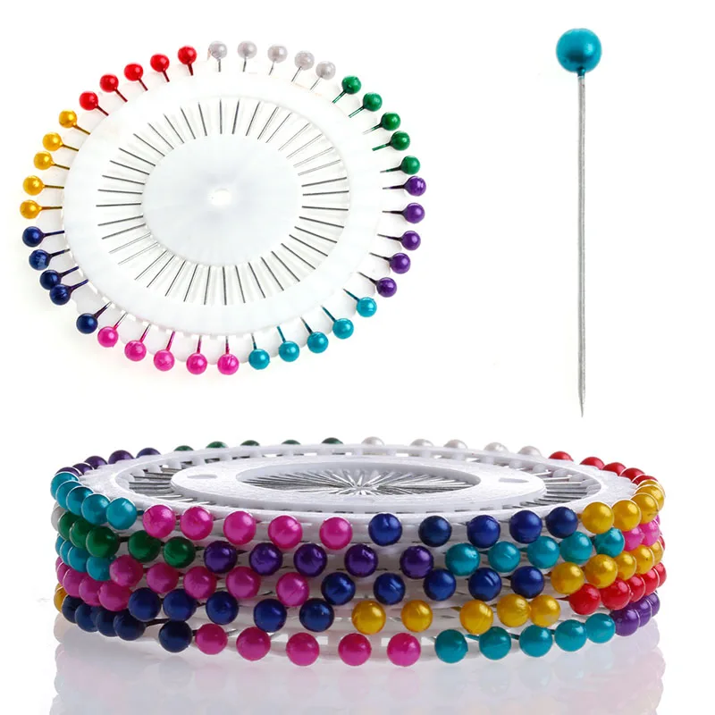 

2019 New 200Pcs Colorful Pearl Head Corsage Fixation Pins Craft Faux Sewing Accessories Tool New
