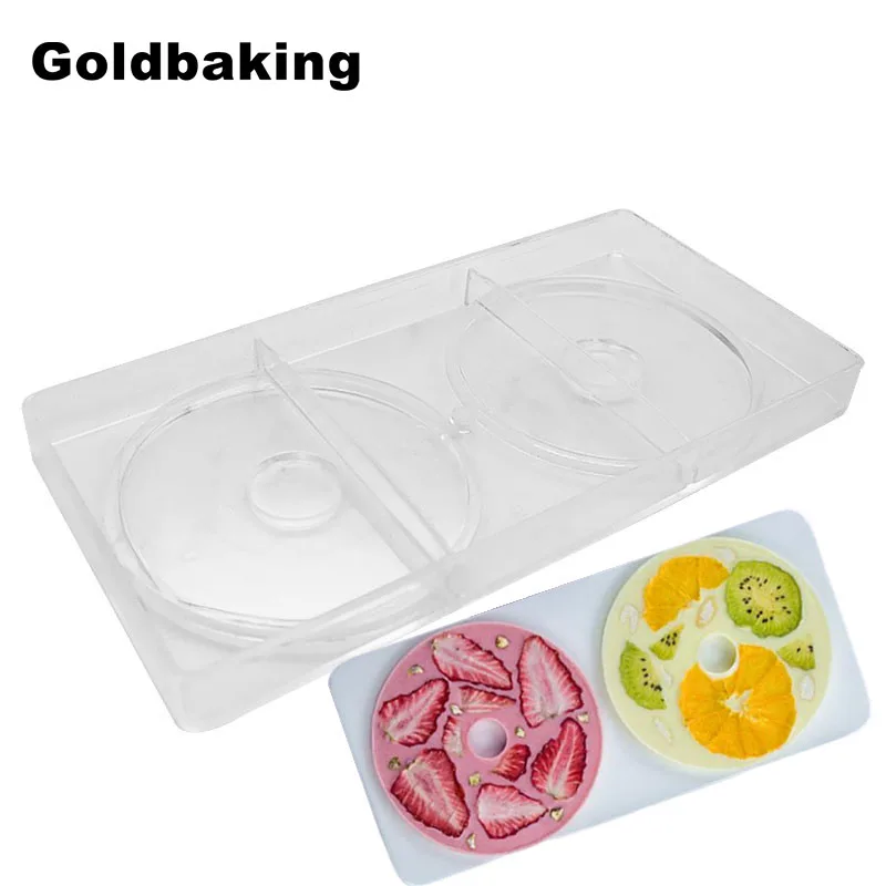 

Goldbaking CD Shaped Chocolate Mold Chocolate Poly-carbonate Mold