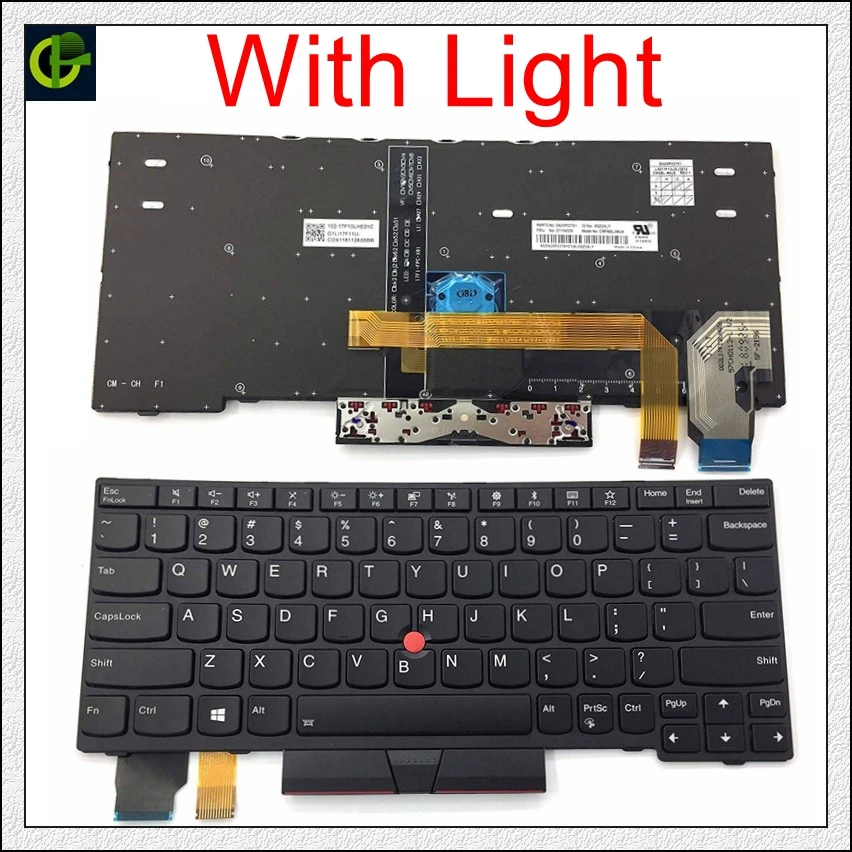 Клавиатура с подсветкой для Lenovo Thinkpad X280 X390 A285 X395 ThinkPad L13 X13 Йога S2 5th 20KF 20KE свяжитесь
