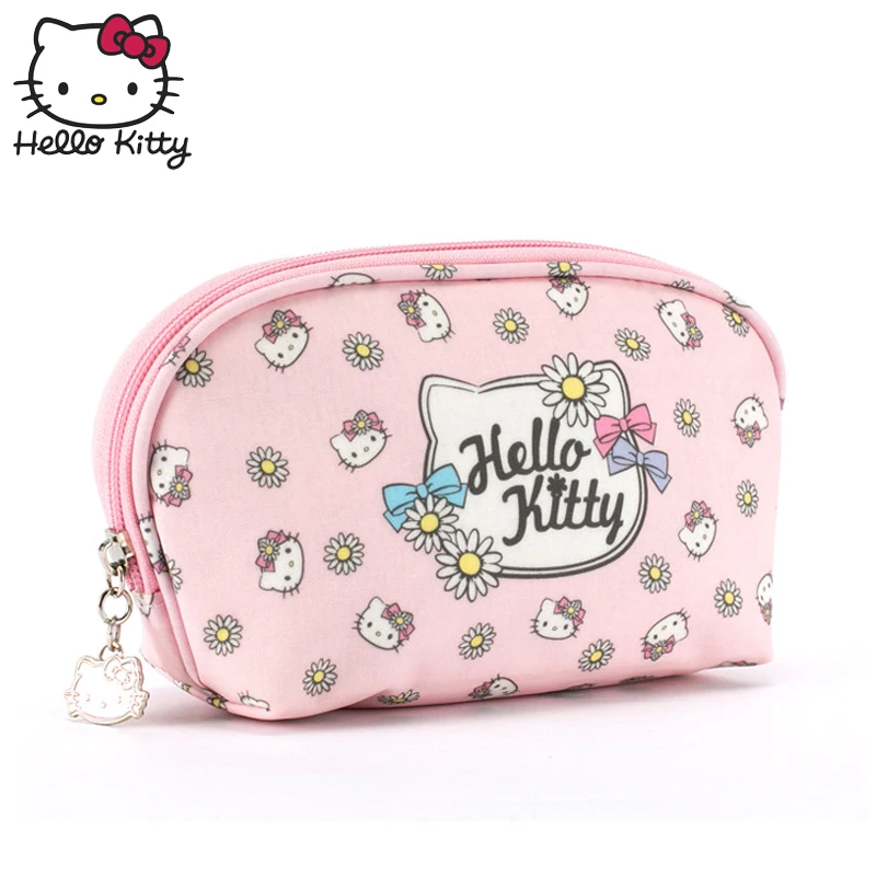 Hello kitty милый мультфильм «hello kitty» Сумка для женщин Путешествия девушки удобная сумка на запястье макияж держатель карты плюшевый рюкзак