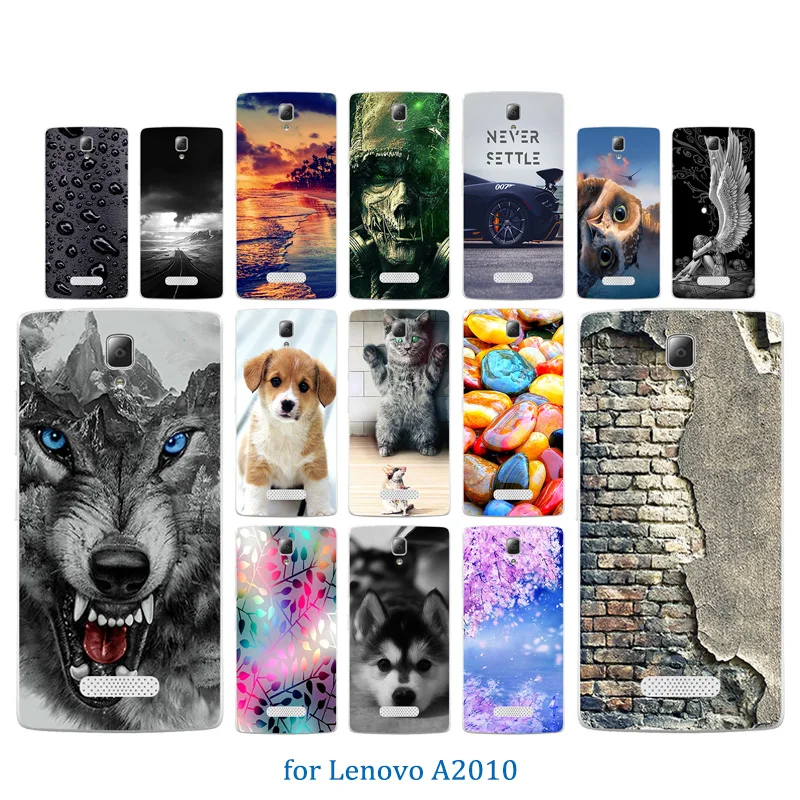 Для Lenovo A2010 A 2010 Чехол цветные чехлы для телефонов Мягкие силиконовые из ТПУ чехол