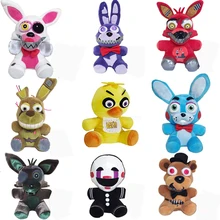 Children Gift Five Nights At Freddy's 4 FNAF Plush Toys Freddy Bear Foxy Chica Bonnie Plush Stuffed Toys Doll for Kids Gifts freddy fazebear chica foxy full face latex mask costume toys five nights at freddy fnaf halloween horror mask brinqudoes l2079