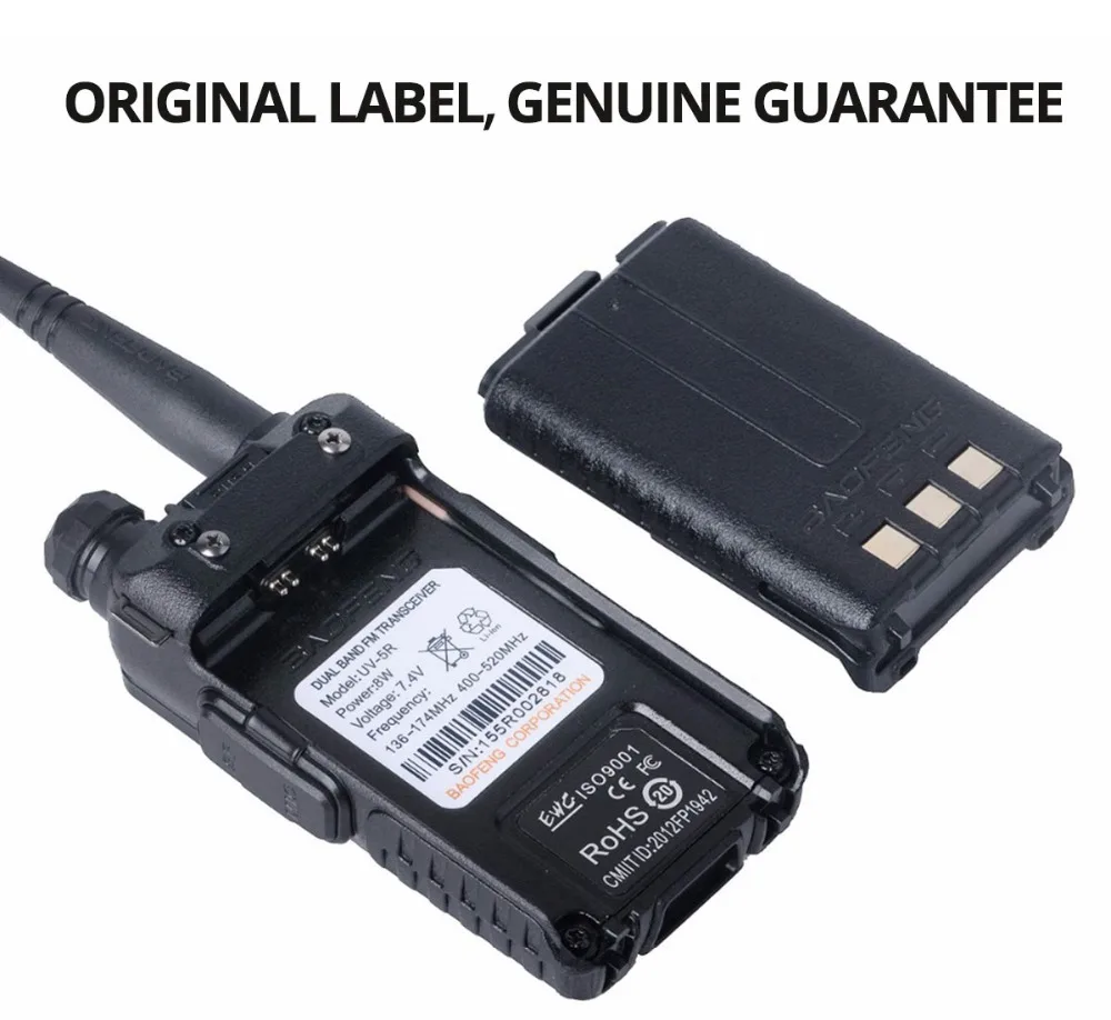 Baofeng UV 5R 8 Вт рация Ver BFP3 23 двухдиапазонный PTT CB радио 128CH VOX фонарик Портативный Ham