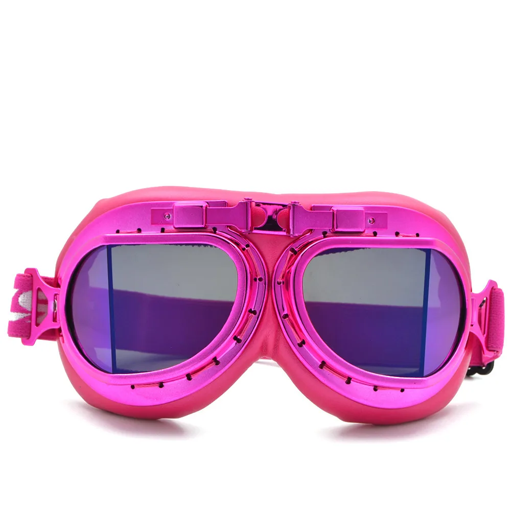 Мотокросса очки эндуро внедорожные мотоциклетные очки гоночные шлемы ветрозащитные Солнцезащитные очки Спортивные очки лыжные sno - Цвет: Pink UV