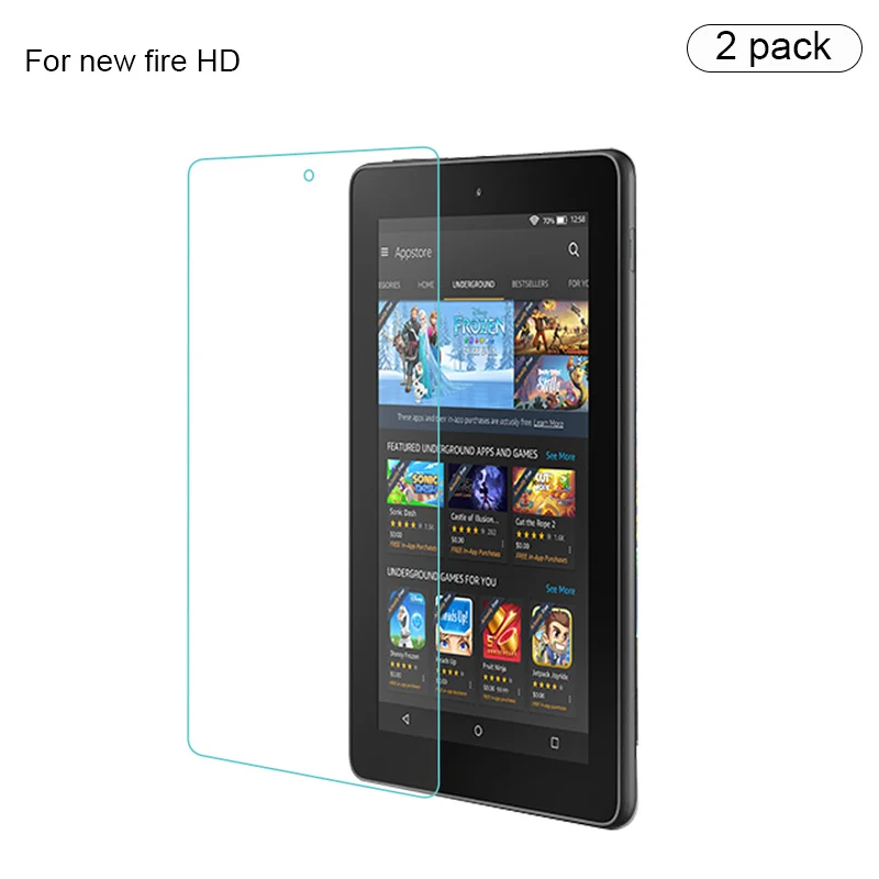 2 шт 9H взрывозащищенное Закаленное стекло для Amazon Kindle New Fire HD 8 &quot8 дюймов защита