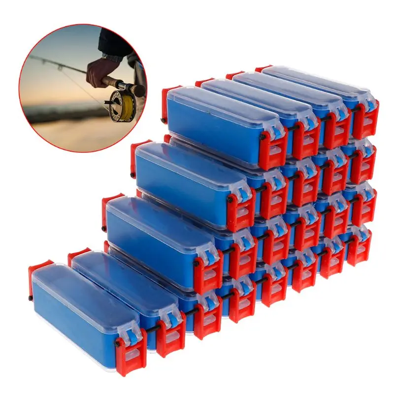 

Fishing Hook Storage Box Explosion Hooks Organizer 8/10/12/16 Compartments Tackle Plastic Lure Accessories Tools