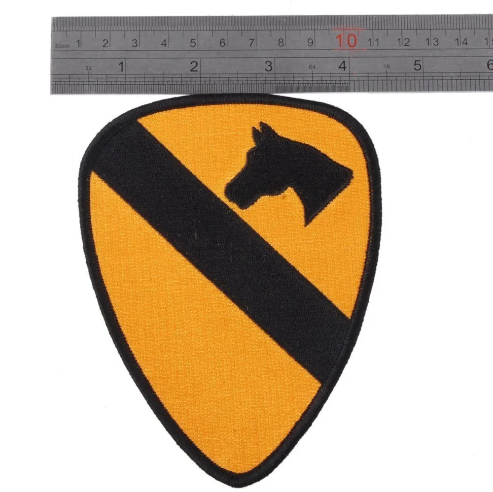 WW2 U.S. ARMY 1ST CALVARY SHOULDER PATCH HORSE EMBROIDERY MILITARY PATCH BADGE