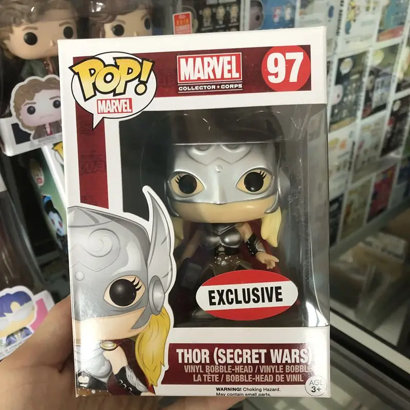 Эксклюзивный официальный Funko pop Marvel: Thor (Secret Wars) #97 Виниловая фигурка Коллекционная