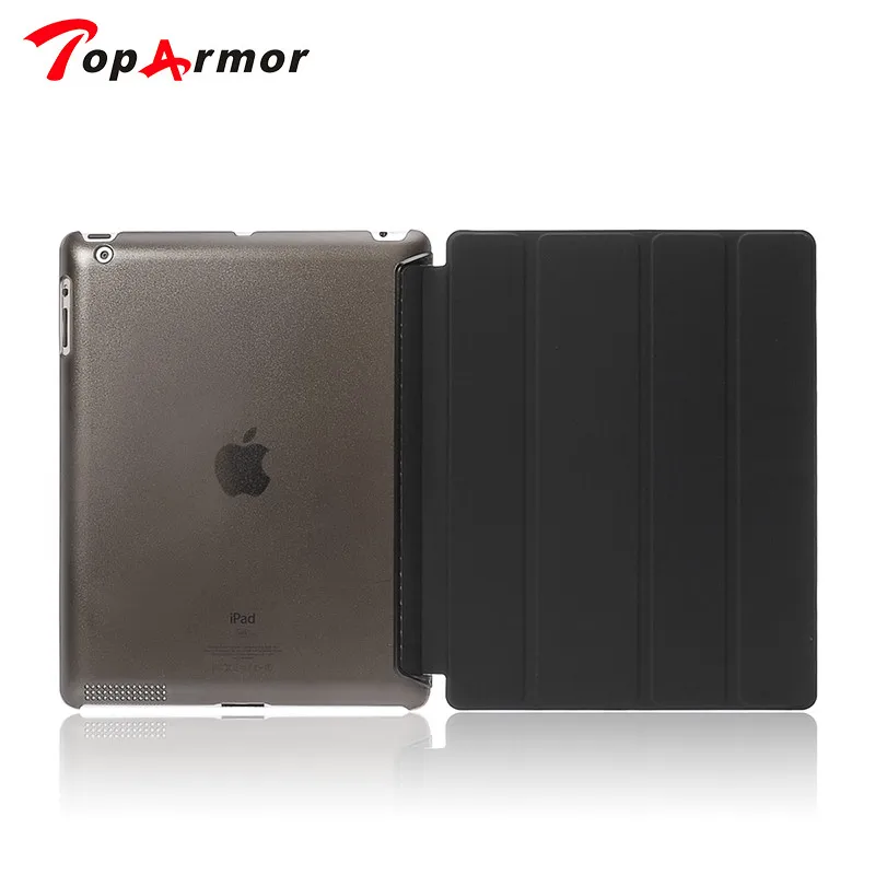 TopArmor роскошный чехол-подставка из искусственной кожи для ipad mini 2 с прозрачной смарт-задней крышкой для Apple ipad mini 1 2 3 - Цвет: 11