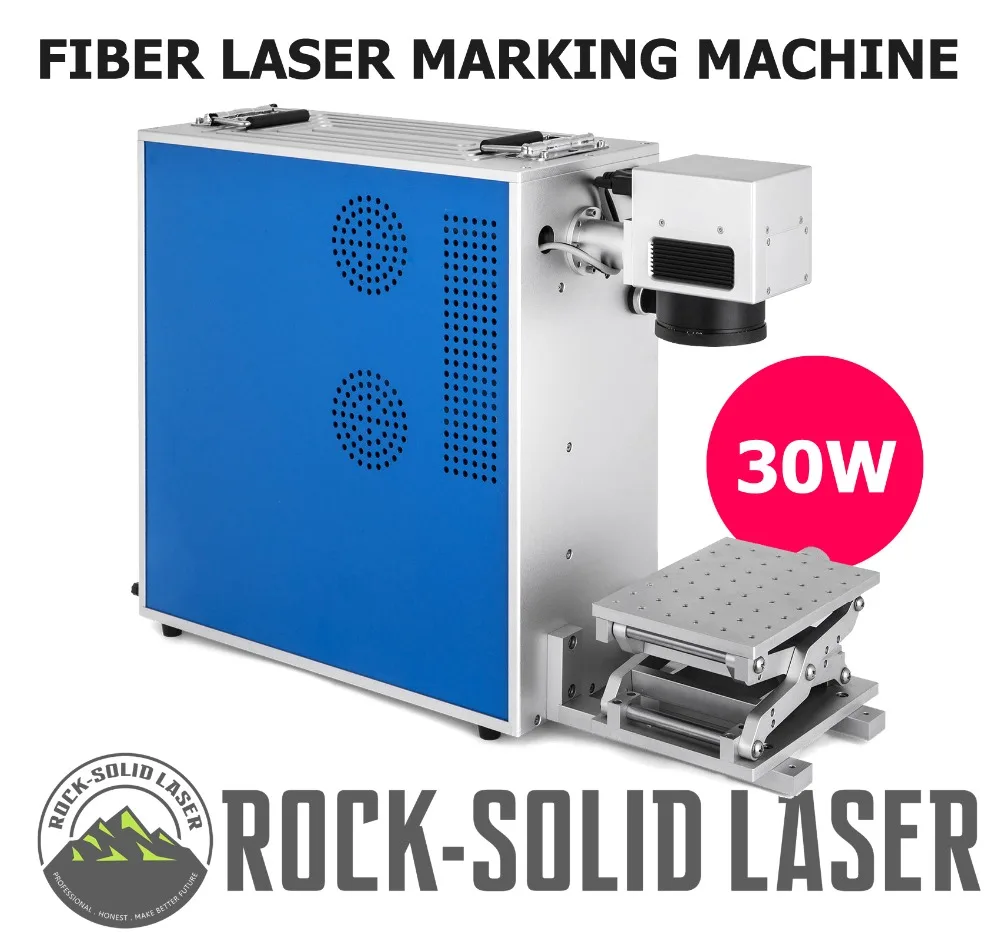

Portable 30W Fiber Laser Marking Machine Laser Marker with Z-Axis Worktable Laser Engraving Machine For Metal Plastic Wholesale