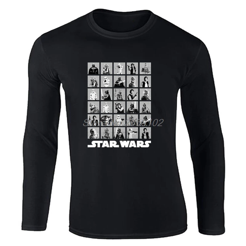 

Star Wars Team T Shirt Men Summer Fashion Long Sleeve Tees USA Marvel Comic Tshirt Super Hero Group T-Shirt Hip Hop Harajuku