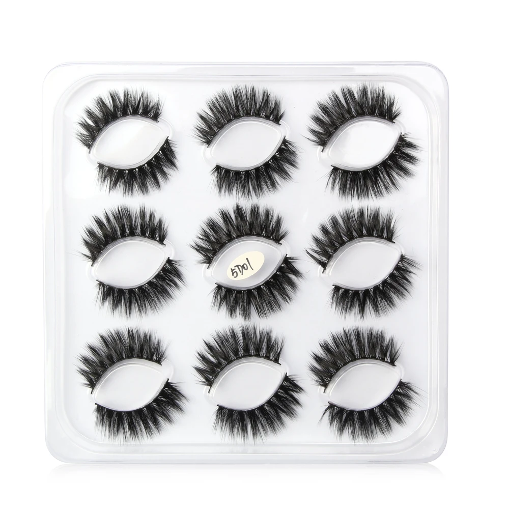 

9 pairs of 5D imitation bristles false eyelashes