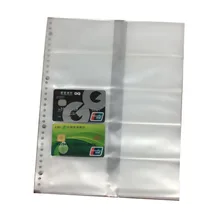 A4 30 отверстий свободные карточки на листья коллекция чехлов прозрачный мешок листы протекторы