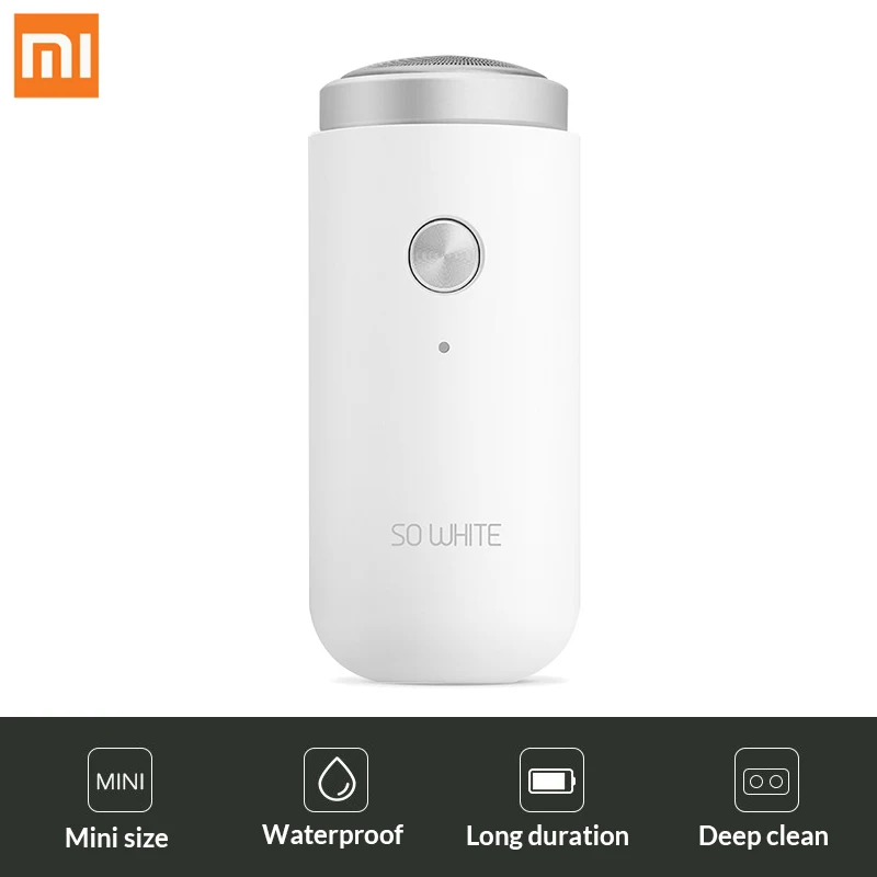 Xiaomi Mijia So White Ed1 Мини электрическая бритва для влажного бритья бритвенная головка для мужчин портативный сухой моющийся триммер для бороды удобный