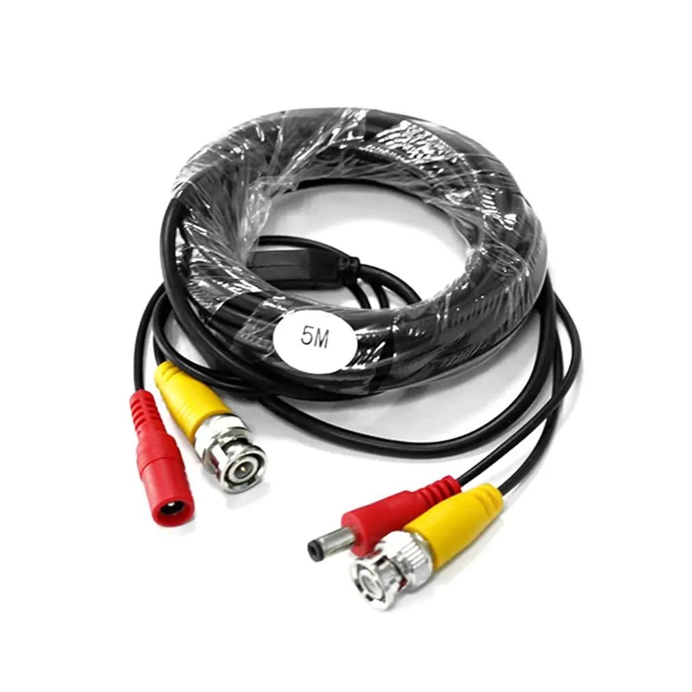 

BNC DC CCTV Security Camera Video DVR Siamese-type Data Extension Cable Cable 1 5 10 20 30 m