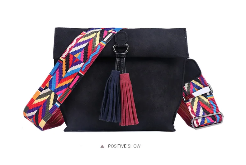 Однотонная кожаная женская сумка-мессенджер сумка через плечо с кисточками сумки на плечо женские дизайнерские сумки женские сумки с цветным ремешком