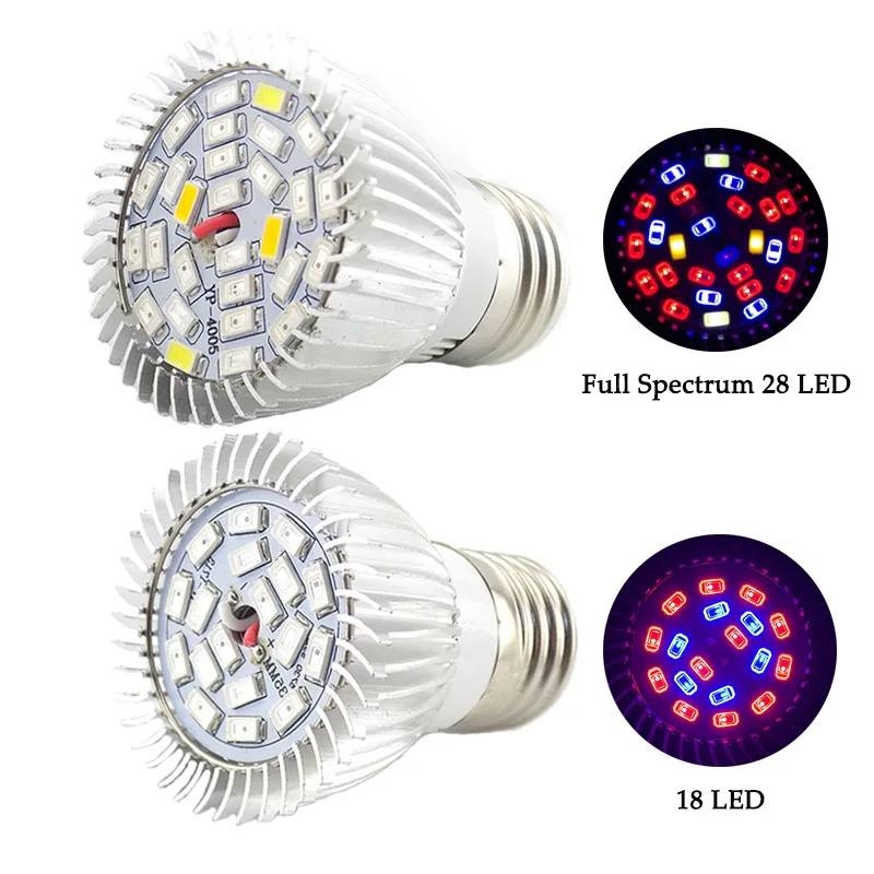  28 40 120 LED Grow Light Plant Hydroponic growing Indoor Flower Greenhouse Aluminum Full Spectrum B - 32959255688