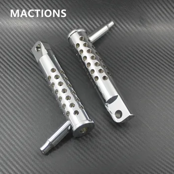 

Chrome Front Footrest Foot Pegs For Harley Sportster FXCW FXCWC XL1200V XL1200X