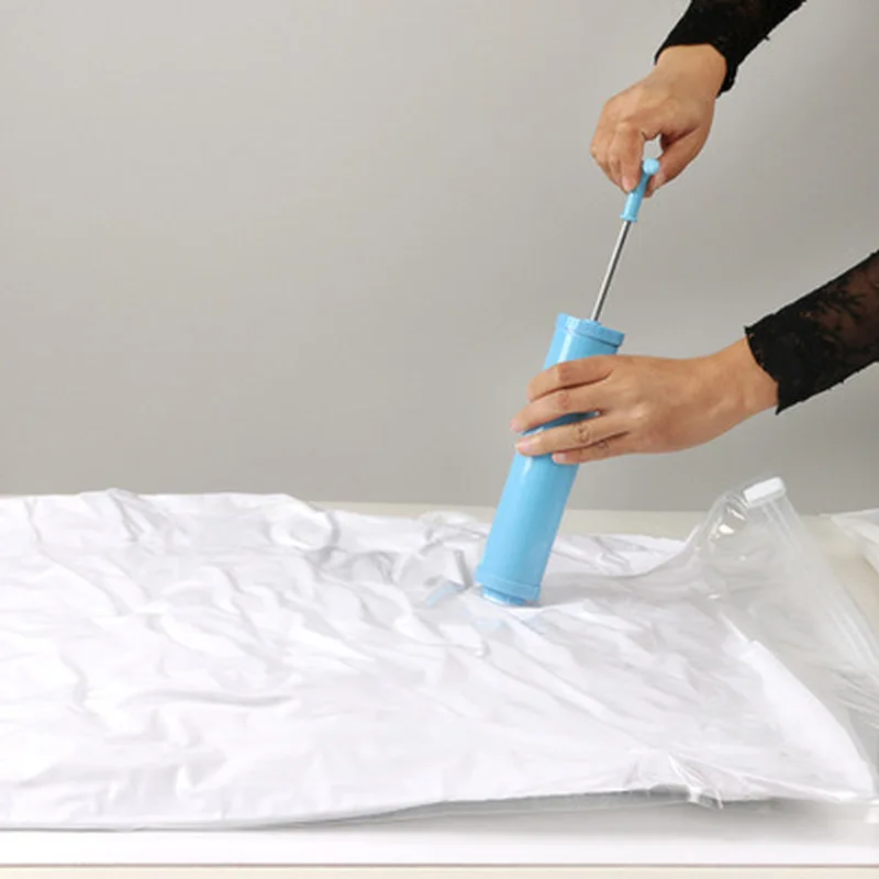

Practical Vacuum Bag clothes quilt compression Foldable travel Saving Space Seal bags plastic wardrobe Storage Organizer