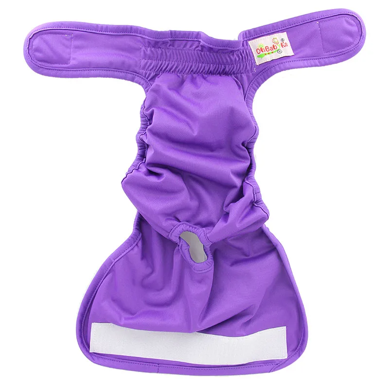 Ohbabyka многоразовые подгузники для собак на крючках и петлях гигиенические шорты