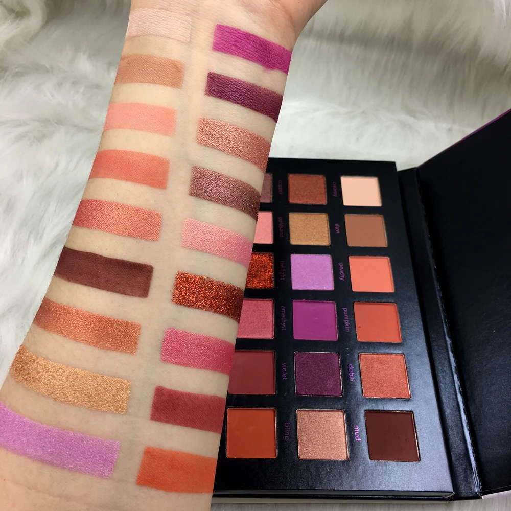 

2017 New Earth Color Matte Eyeshadows Makeup Waterproof Brand Beauty Glazed Shimmer 18 Colors Eyeshadow Palette Beauty Make Up