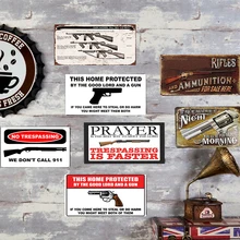 Пистолет металлическая пластина с винтажным рисунком оловянные знаки стены плакат наклейки пластины живопись бар клуб паб домашний Декор стены 30*20 см 1001(709