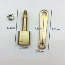 Электрический трехколесный велосипед задний мост Кулисный рычаг типа 160 тормозной горшок Кулисный рычаг тормозной диск рокер вал утолщенный короткий один зуб рычаг