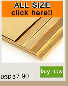 3*150*150mm Placa de CuZn40 Bronze Folha 2.036