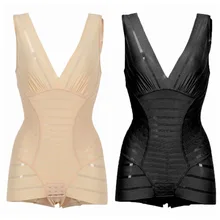 Las mujeres corsé, lencería Sexy mono sólido Delgado Shapewear entrenador de cintura de cuerpo completo Shaper corsé por encima del pecho Cincher de mono