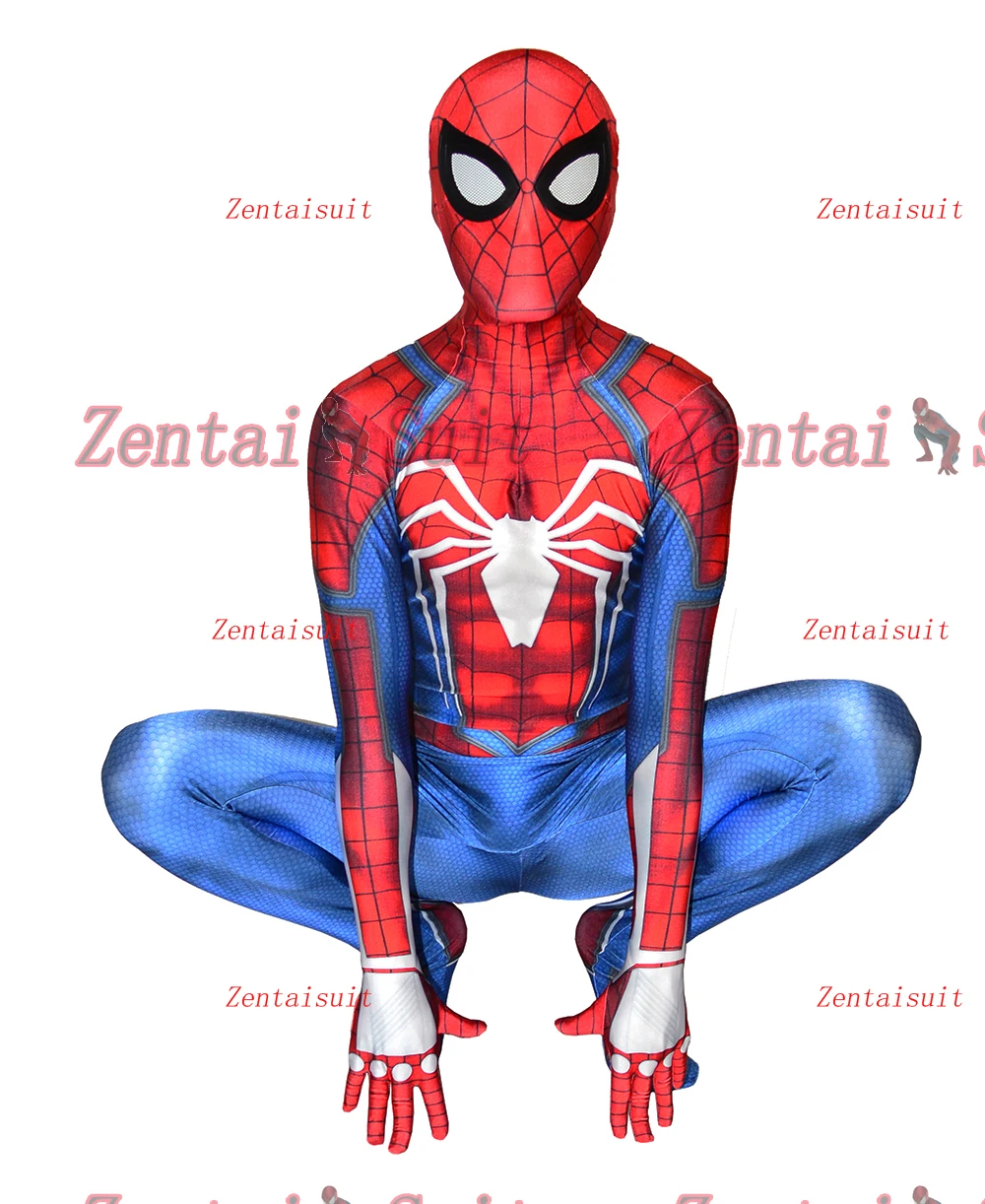 Новинка PS4 Insomniac костюм Человека-паука 3D принт лайкра спандекс косплей костюм супергероя-паука костюмы для взрослых/детей