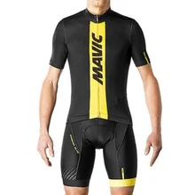 Mavic, Мужская быстросохнущая одежда для велоспорта с коротким рукавом, дышащая летняя одежда для велоспорта, 9D гелевая подкладка, шорты для велоспорта