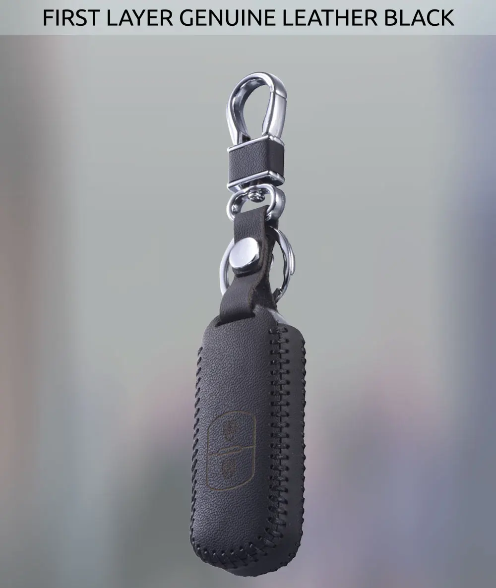 Топ Кожаный чехол для ключей для Mazda 2 3 5 6 CX-3 CX-4 CX-5 CX-7 CX-9 RX8 Atenza Axela MX5 Smart 2 3 кнопки ключ чехол в виде ракушки брелок
