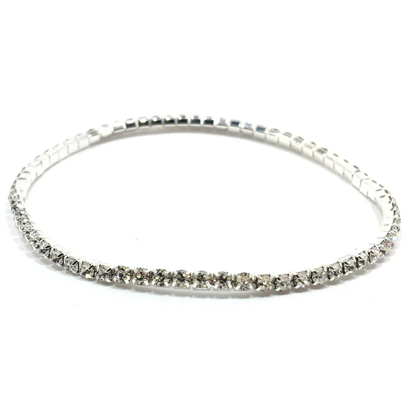 

MISANANRYNE Claasic Design Silver-color Gold-color CZ Crystal Luxury Jewellery Anklets For Women Girls Beautiful Presents