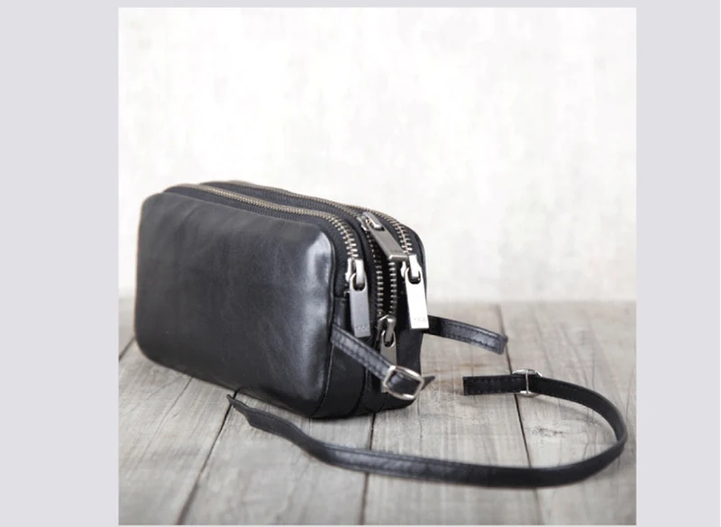 AETOO Men's leather hand carrying Baotou layer cowhide handbag