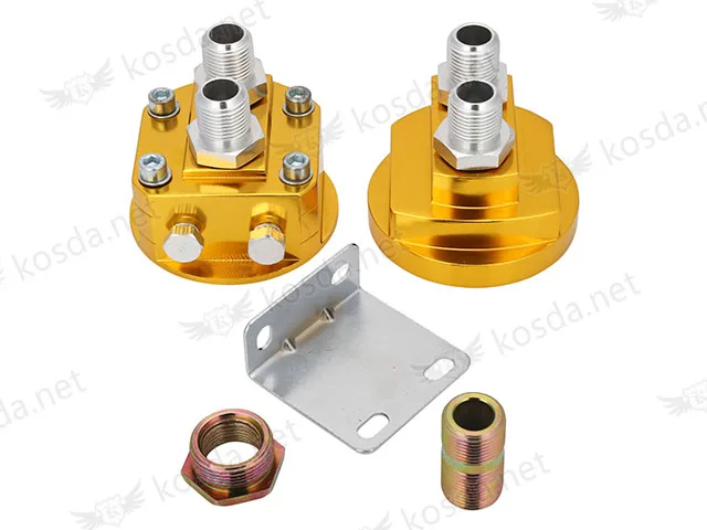 KD4502GD Oil Filter Sandwich Plate Adapter Relocation1