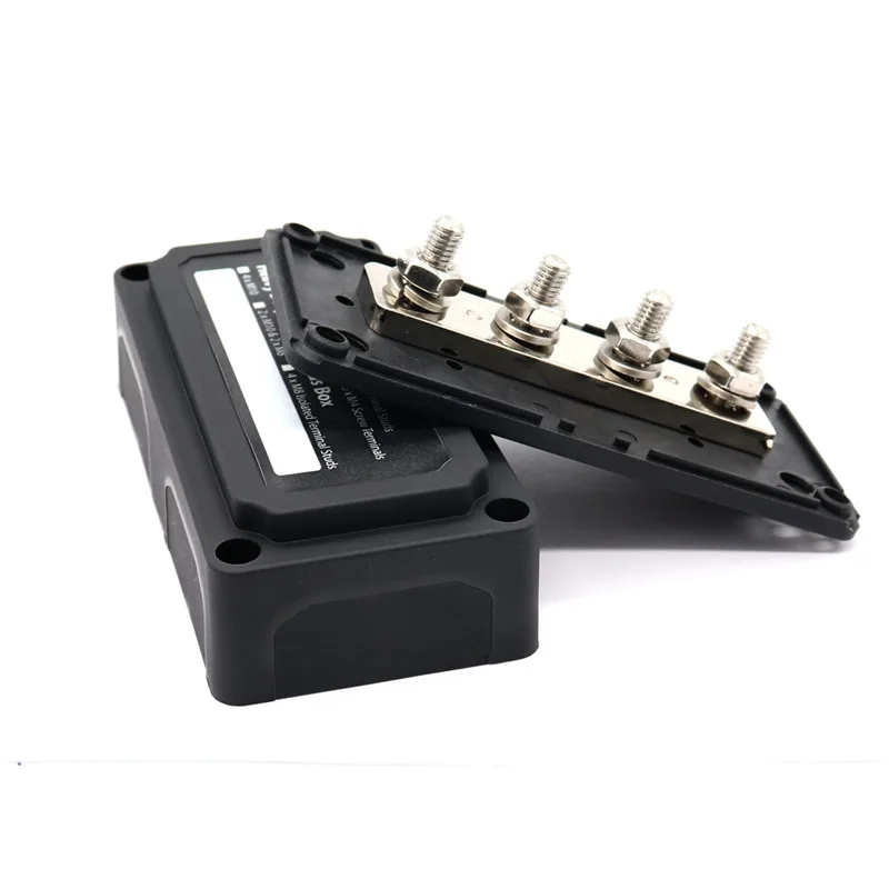 Heavy-Duty Module Design Bus Bar Box with 4 Terminal Studs5