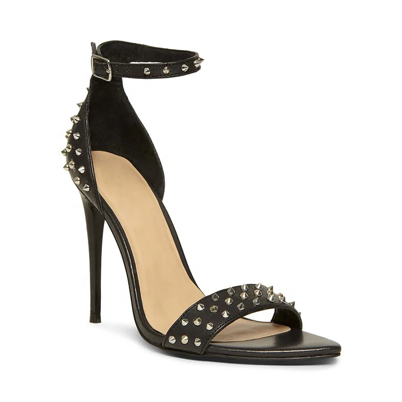 Open-Pointed-Toe-Studded-High-Heel-Black(1)