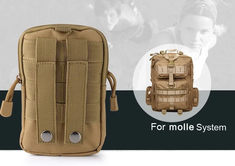Универсальная уличная тактическая кобура Военная Molle сумка с поясом на бедра и талию кошелек сумка кошелек чехол для телефона на молнии для iphone S8 S9
