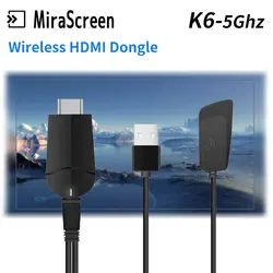 Mirascreen 4 К HD 5 ГГц ТВ stick Mini PC Android ios miracast Airplay dnla HDMI WiFi Дисплей Dongle PK chromecast youtube адресации любому устройству группы