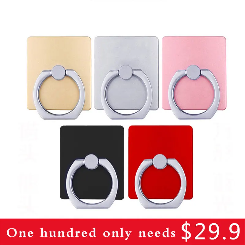 

Mini Square Finger Ring Mobile Phone Holder Stand Mount For iPhone Huawei Samsung Support Smartphone Telephone Accessories Grip