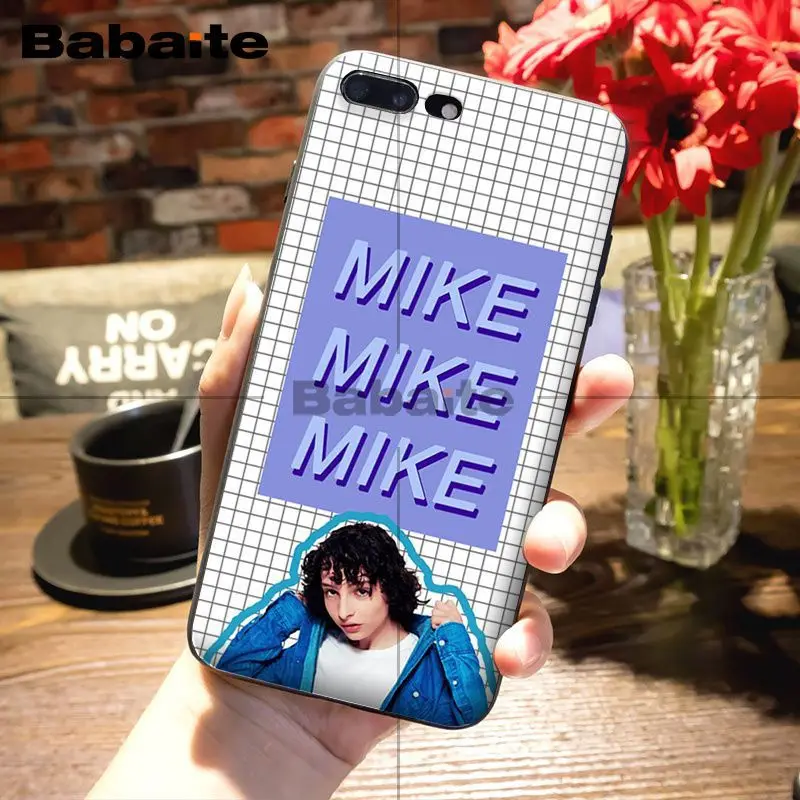 Babaite Finn Wolfhard Stranger Things TPU черный чехол для телефона для Apple iPhone 8 7 6 6S Plus X XS MAX 5 5S SE XR 11 11pro 11promax